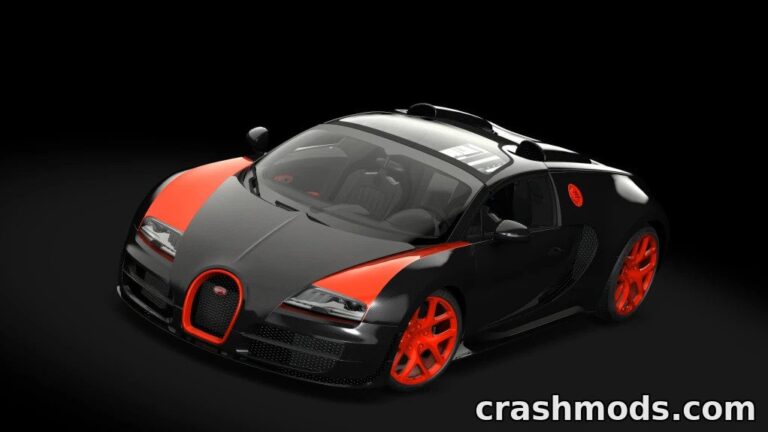 Bugatti Veyron 16.4 Grand Sport Vitesse – 1200 bhp Roadster Assetto Corsa mod screenshot