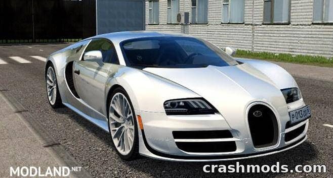 Bugatti Veyron Super Sport – Supercar with Transport Option City Car Driving mod screenshot