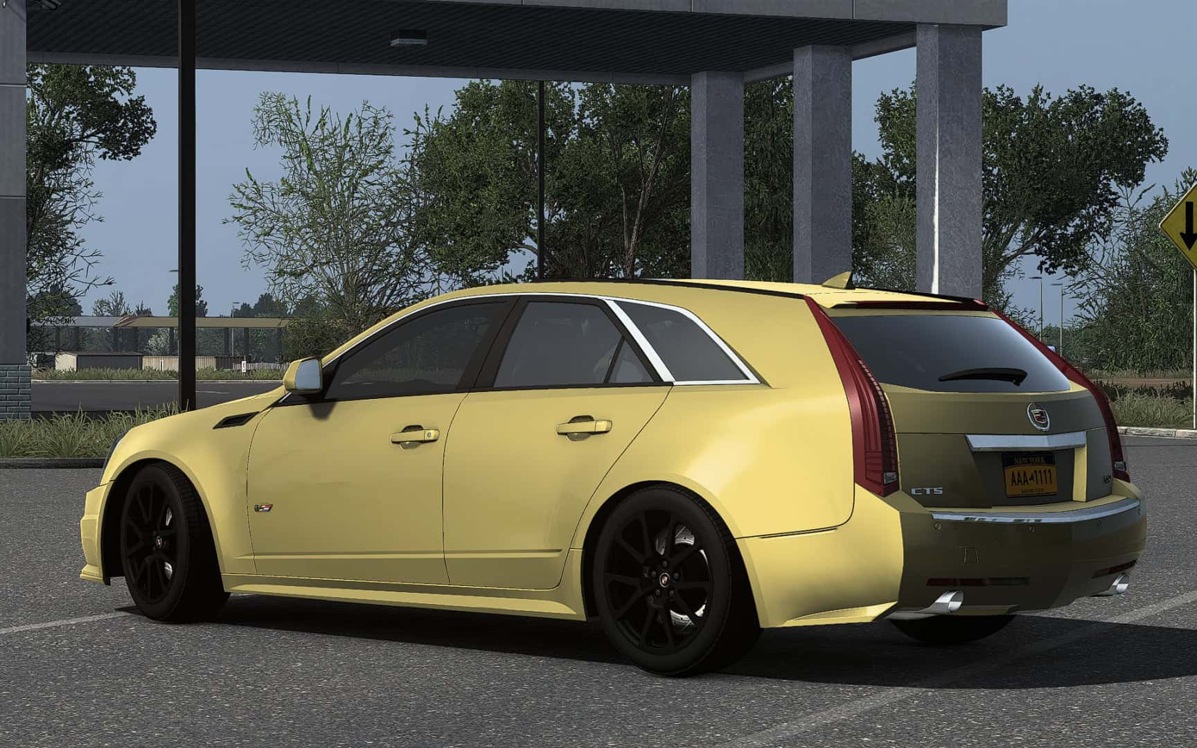 Cadillac CTS-V Sport Wagon – Detailed Car Add-on – screenshot 5