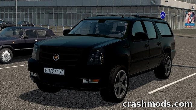 Cadillac Escalade ESV Tuning – 409 hp Full-Size SUV City Car Driving mod screenshot