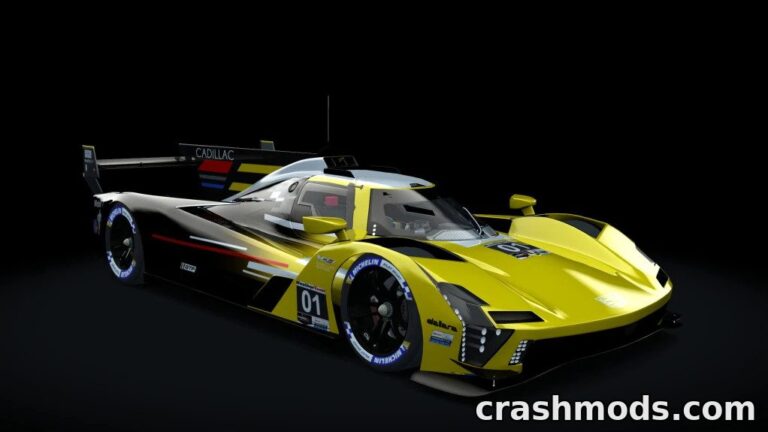 Cadillac V-LMDh – Endurance Prototype Race Car Assetto Corsa mod screenshot