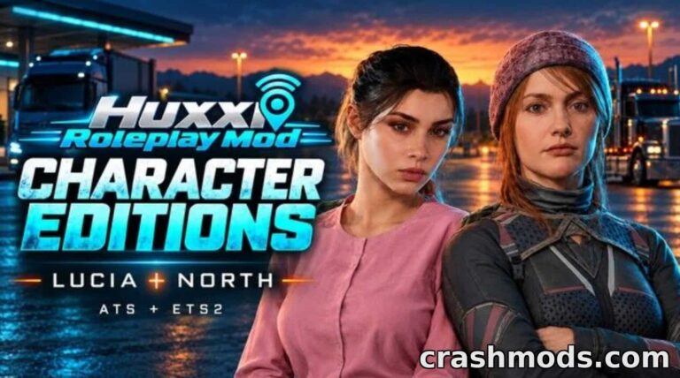 Characters Edition – Lucia & North Roleplay Models American Truck Simulator mod screenshot