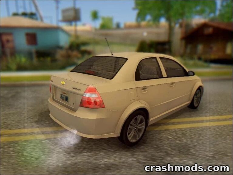 Chevrolet Aveo – Compact Car With Working Lights and Damage GTA San Andreas mod screenshot