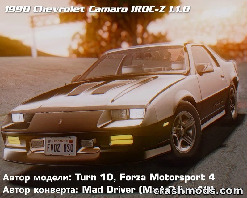 Chevrolet Camaro IROC-Z 1990 – Detailed Classic Muscle Car – screenshot 2
