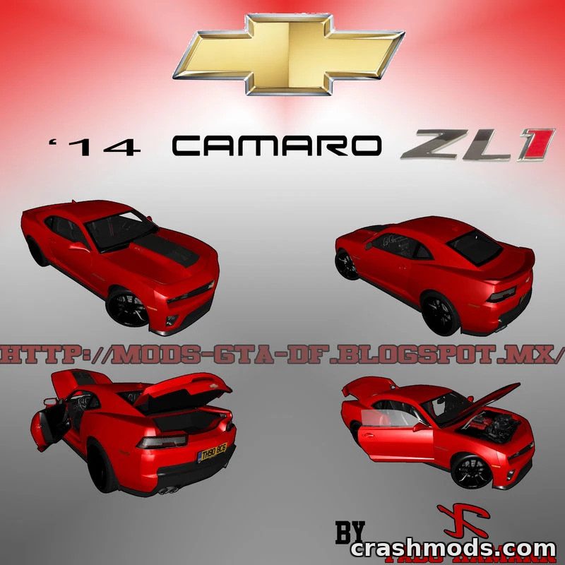Chevrolet Camaro ZL1 2014 – Muscle Car with Edited Taillights – screenshot 2