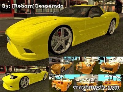 Chevrolet Corvette C5 Z06 – Tunable with Three Body Kits GTA San Andreas mod screenshot