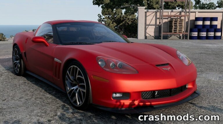 Chevrolet Corvette C6 – High-Performance Sports Car BeamNG.drive mod screenshot