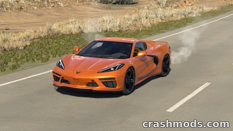 Chevrolet Corvette C8 – Mid-Engine Supercar Pack BeamNG.drive mod screenshot
