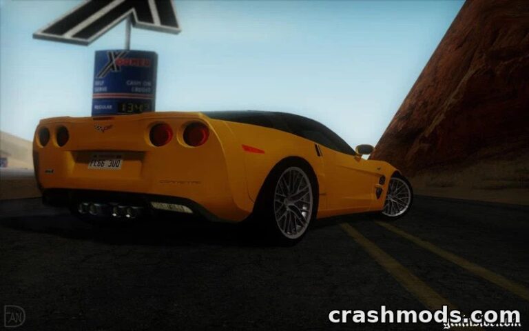 Chevrolet Corvette ZR – Realistic Sports Car with Enhanced Details GTA San Andreas mod screenshot