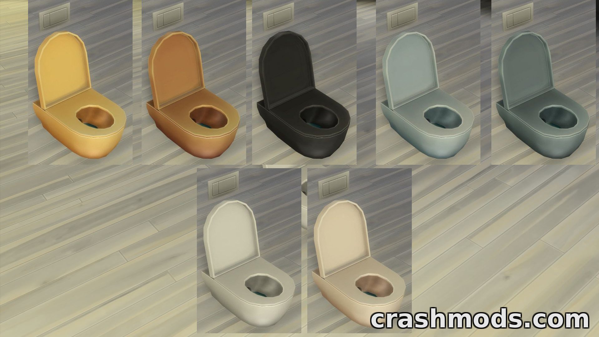 Chic Bathroom – Maxis Match Custom Stuff Set – screenshot 14