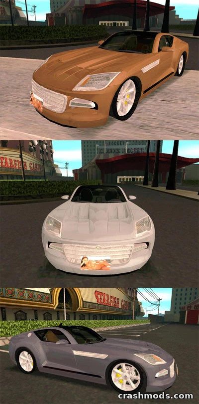 Chrysler Firepower – Drivable Car Model GTA San Andreas mod screenshot