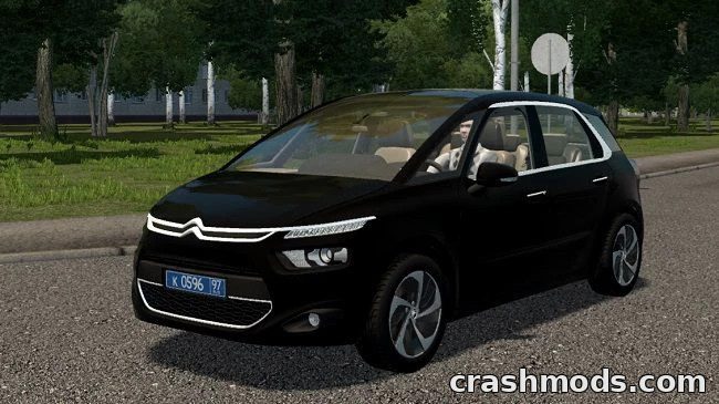 Citroen C4 Picasso 2013 – Compact MPV with Gas Engine Option City Car Driving mod screenshot