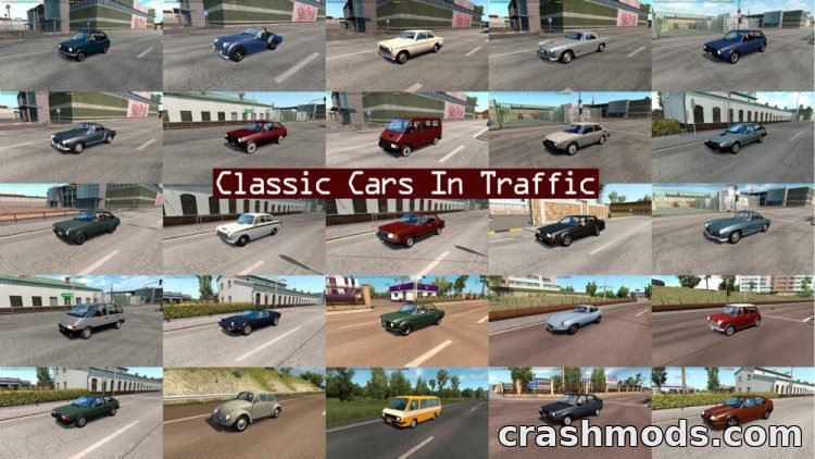 Classic Cars Traffic Pack – Classic Cars in AI Traffic – screenshot 2