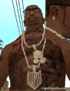 Clipse Chain and Iced-Out Hands – CJ Accessory Pack