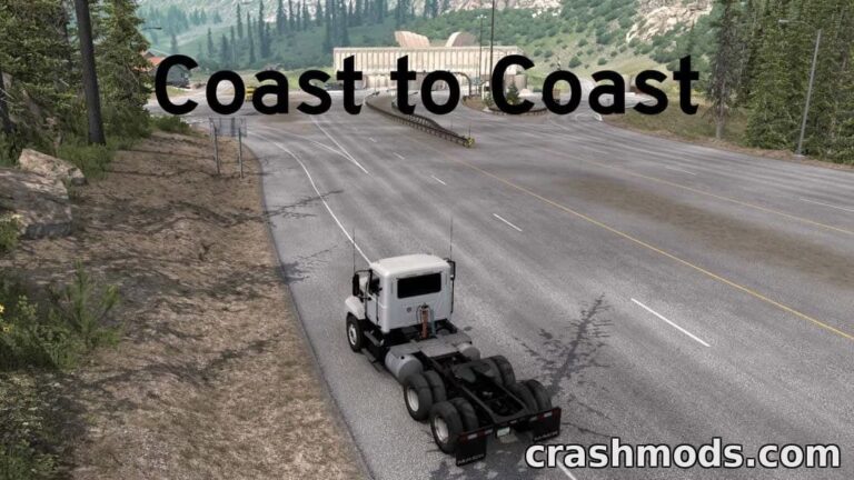 Coast to Coast – Expanded Map Add-On American Truck Simulator mod screenshot