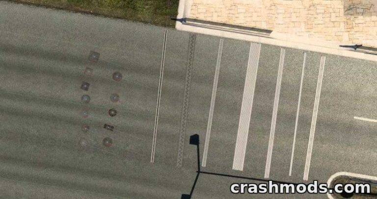 Collision Model – Physics for Manholes, Cracks and Patches Euro Truck Simulator 2 mod screenshot