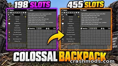 Colossal Backpack – Massive Inventory Storage – screenshot 4