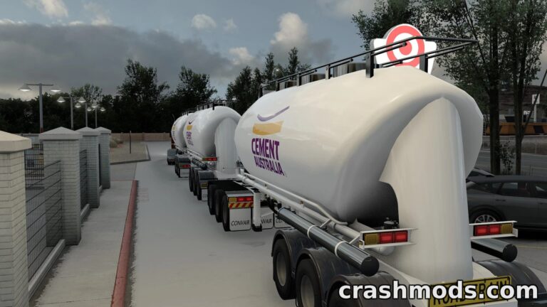 Convar Tankers – Custom Trailer Skin Pack American Truck Simulator mod screenshot