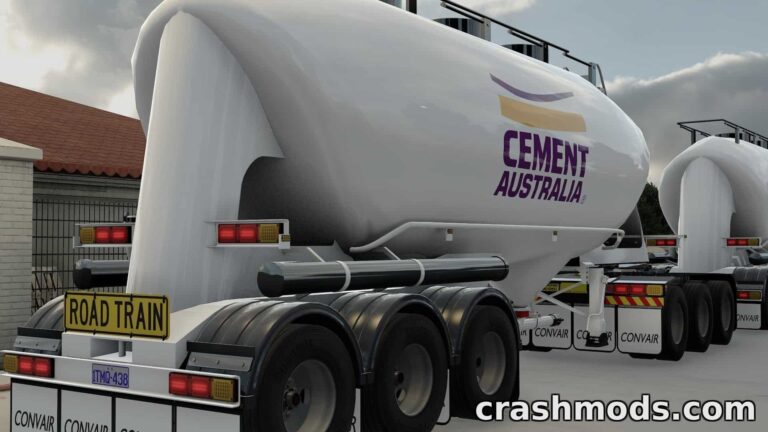 Convar Tankers – Tanker Trailer Pack American Truck Simulator mod screenshot