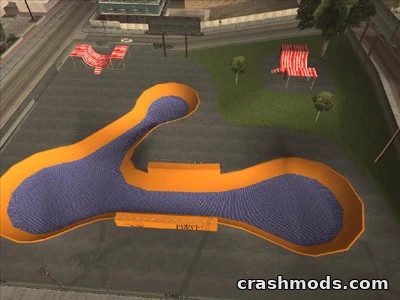 Cool Skatepark in LS – New Skate Spot in Los Santos GTA San Andreas mod screenshot