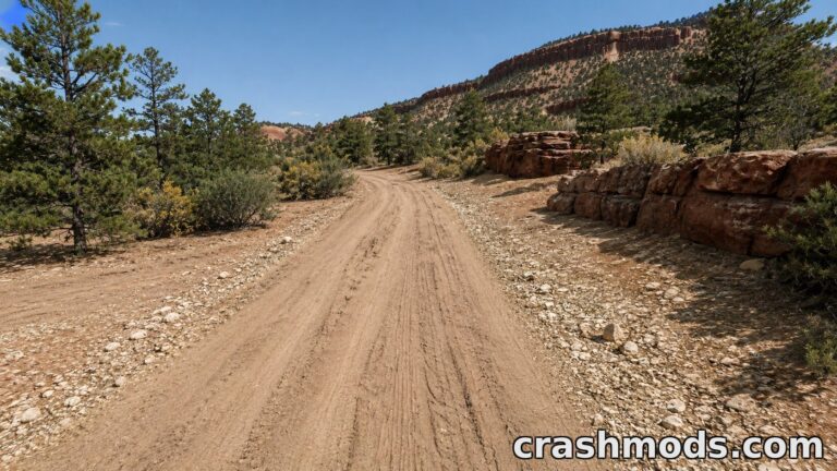 Coral Pink Sand Dunes – Southern Utah Off-Road Dune Map BeamNG.drive mod screenshot