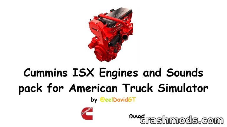 Cummins ISX Engine & Sound Pack – Realistic Audio Overhaul American Truck Simulator mod screenshot