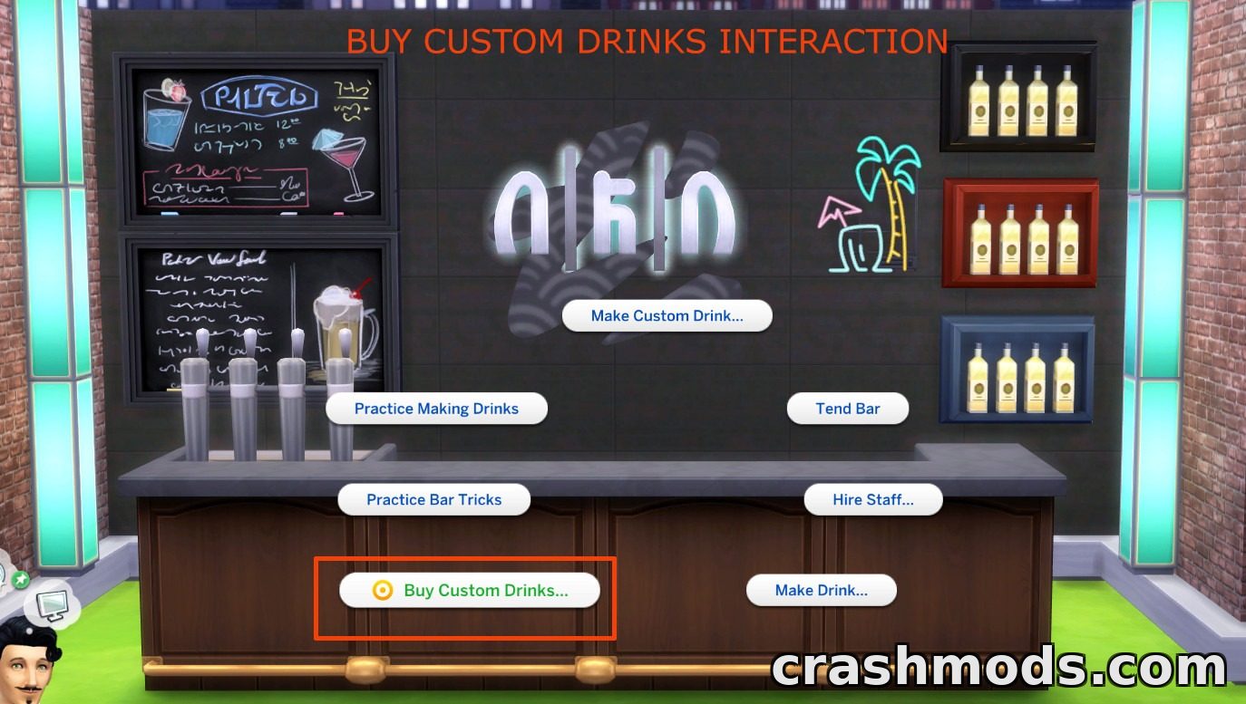 Custom Drink Interactions – Fridge & Bar Script Add-On – screenshot 3