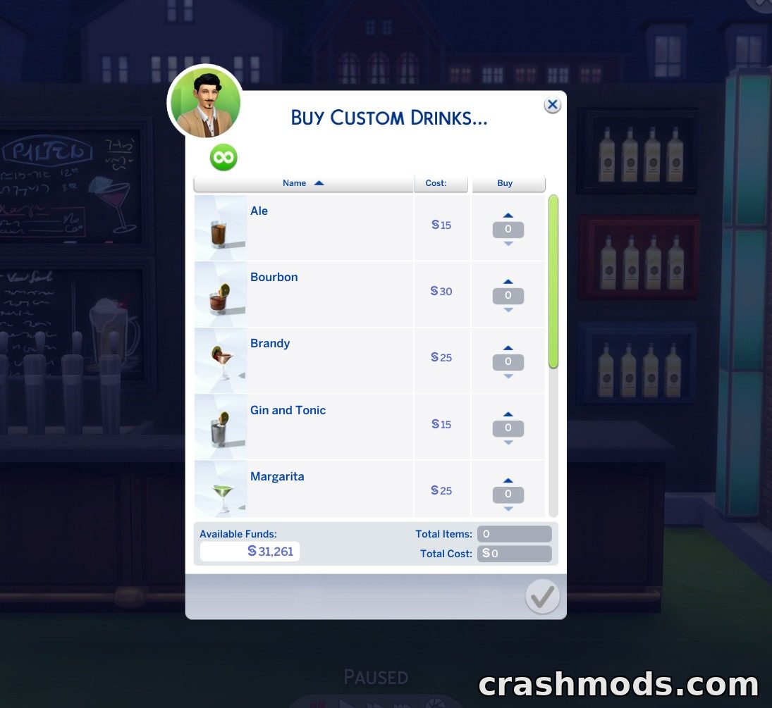 Custom Drink Interactions – Fridge & Bar Script Add-On – screenshot 4