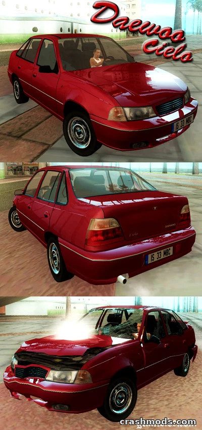Daewoo Cielo – Classic Korean Compact GTA San Andreas mod screenshot