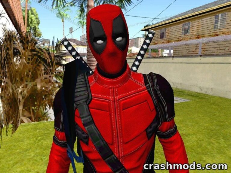 Deadpool – Movie Character Skin by LaxXter GTA San Andreas mod screenshot
