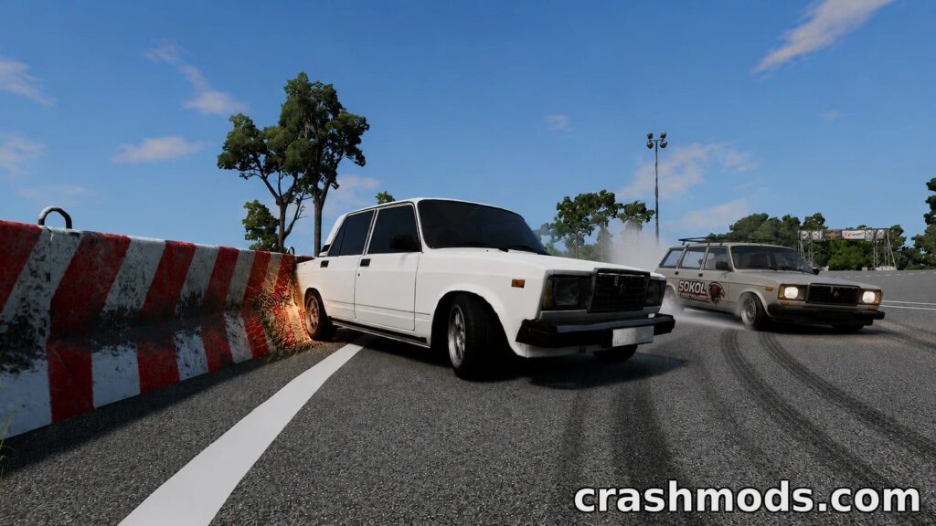 Dimedovsk – Seaside Roleplay City Map with Drift Track BeamNG.drive mod screenshot