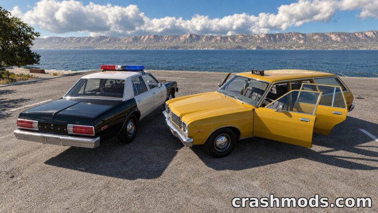 Dodge Aspen & Plymouth Volare – Detailed Classic Cars Pack BeamNG.drive mod screenshot