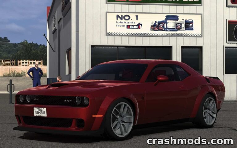 Dodge Challenger SRT Hellcat Widebody – Muscle Car Add-on American Truck Simulator mod screenshot