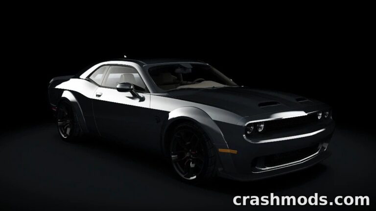 Dodge Challenger Hellcat Redeye Jailbreak – 1010 HP Drag Car Assetto Corsa mod screenshot
