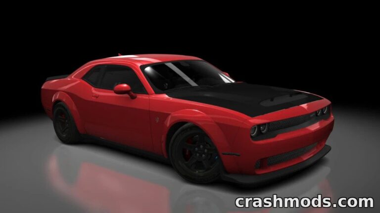 Dodge Challenger SRT Demon ’18 – Supercharged Muscle Car Assetto Corsa mod screenshot