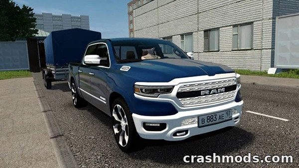 Dodge Ram 2019 – 395 hp 4WD Pickup by Heisenberg City Car Driving mod screenshot