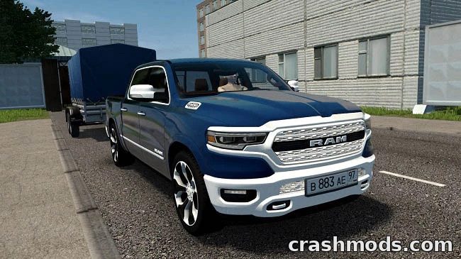 Dodge Ram 2019 – Full-Size Pickup with Off-Road Extra City Car Driving mod screenshot