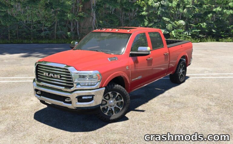 Dodge Ram 5th Gen – Pickup Truck with 22 Configs BeamNG.drive mod screenshot