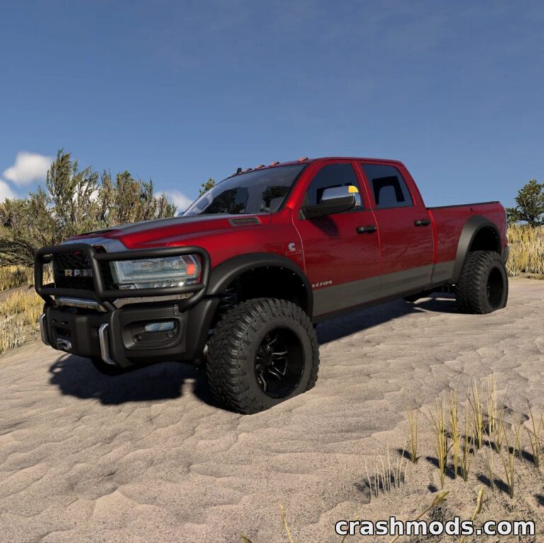 Dodge RAM 5th Gen – Pickup Truck with 22 Configurations BeamNG.drive mod screenshot