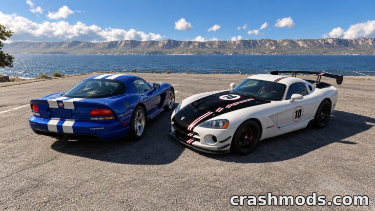 Dodge Viper 2008–2010 – 22 Detailed Configurations Pack BeamNG.drive mod screenshot