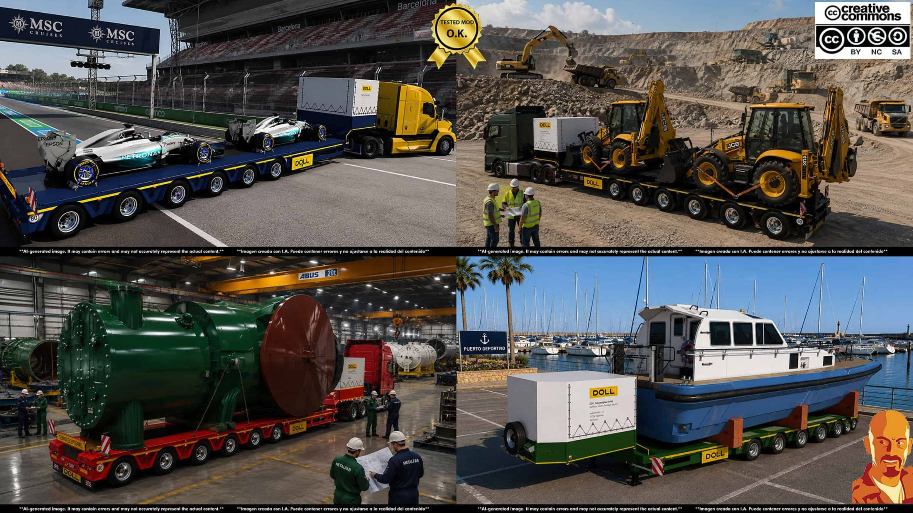 Doll Special Transport Trailers – Heavy Haul Pack – screenshot 3