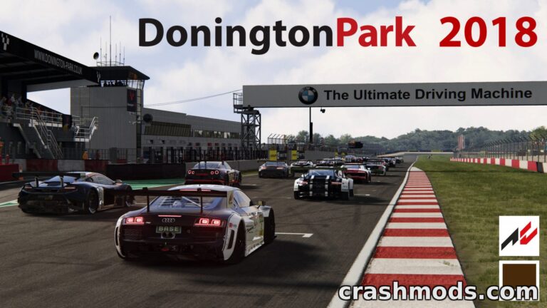 Donington Park – Historic British Racing Circuit Track Assetto Corsa mod screenshot