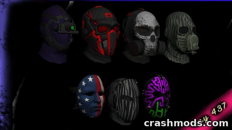 Doomsday Heist Masks for CJ – GTA Online Mask Pack – screenshot 2
