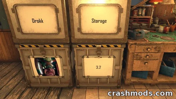 Drokk Storage – Shared Containers & Quick Stacking – screenshot 2