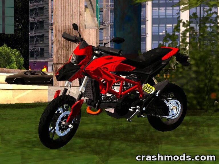 Ducati Hypermotard – HQ Bike With Chassis Reflections GTA San Andreas mod screenshot
