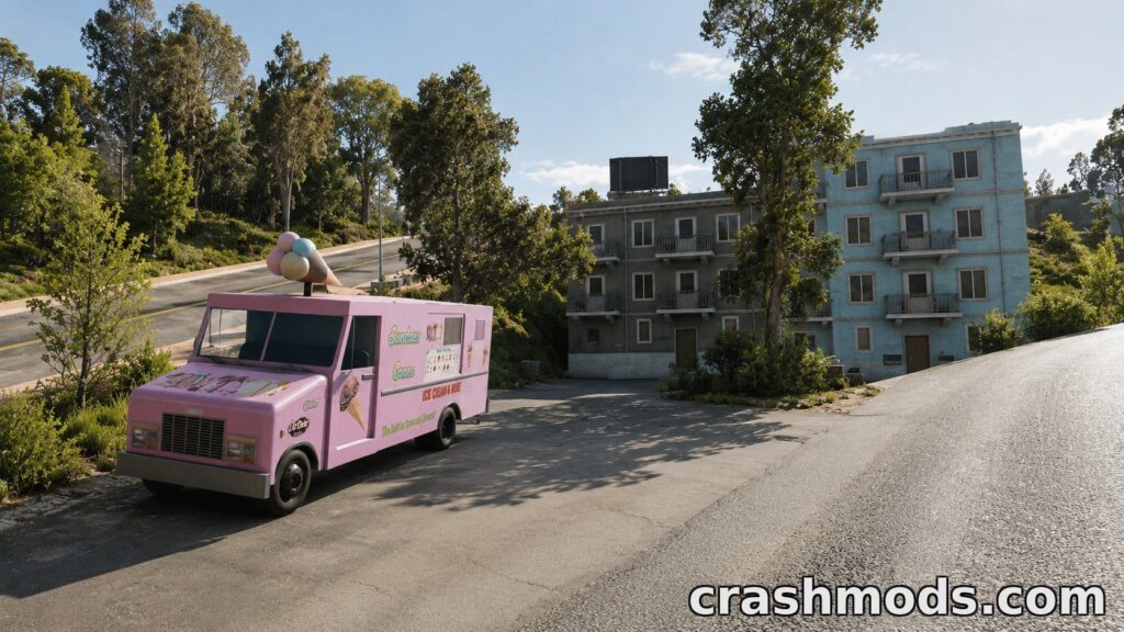 Duskport – American Coastal City Map with AI Traffic BeamNG.drive mod screenshot