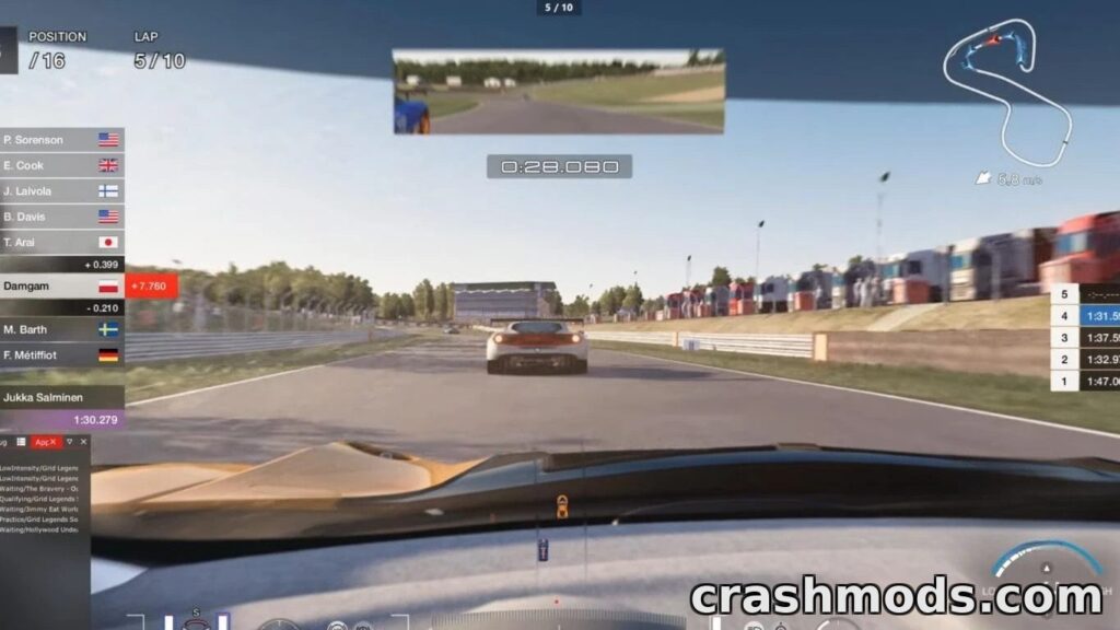 Dynamic Music Player – Event-Driven In-Game Music Assetto Corsa mod screenshot