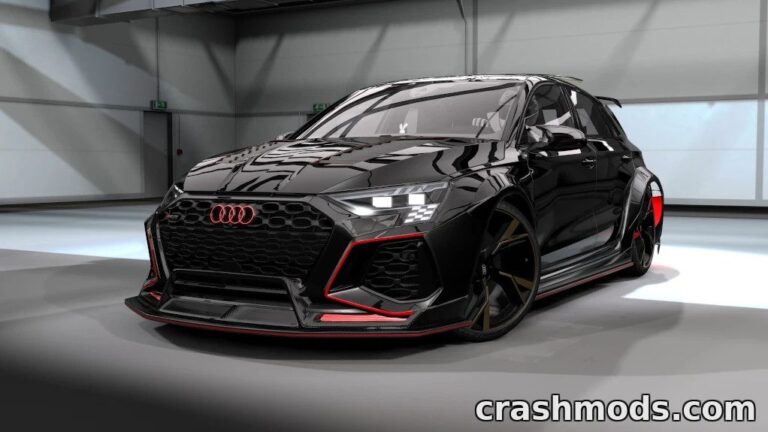 DZST Audi RS3 ZK Performance – Widebody Show Car Assetto Corsa mod screenshot