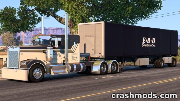 EBD Enterprises Skin – W900L/B Paint Job American Truck Simulator mod screenshot