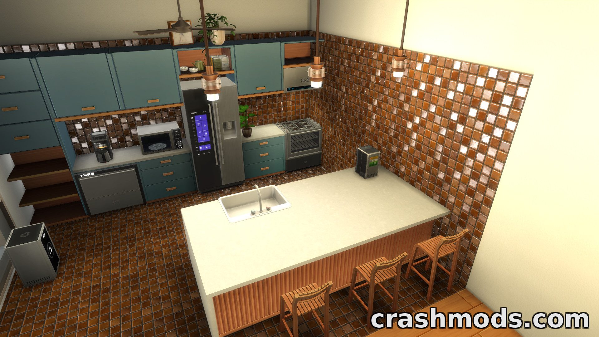 Eco Kitchen Set – Maxis Match Custom Kitchen Furnishing – screenshot 8